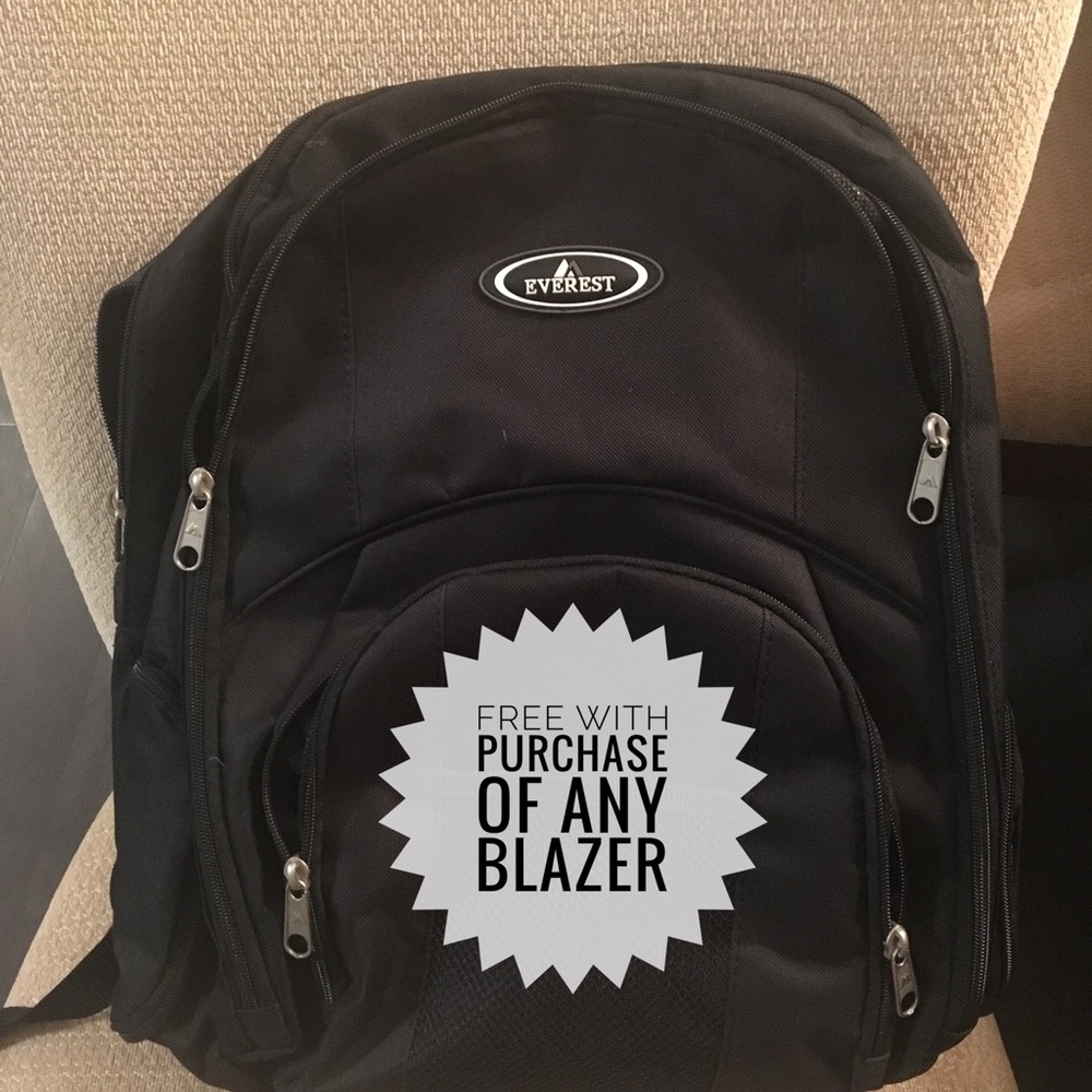 🙅🏽SOLD🙅🏽Everest black backpack